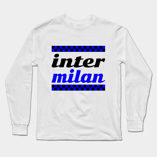 Inter Milan Classic Long Sleeve T-Shirt by Medo Creations